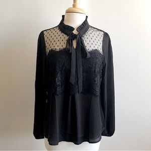 Lace Long Sleeve Top